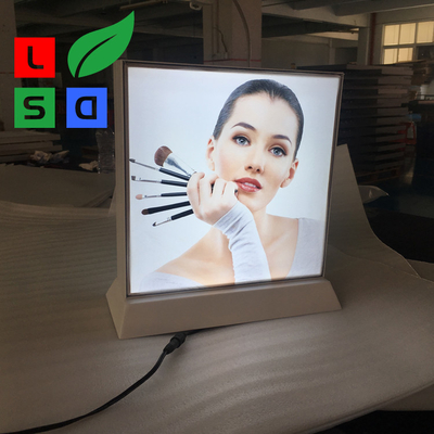 LSD Double Side 2835SMD LED Hộp đèn để bàn Khung ảnh Tuổi thọ dài